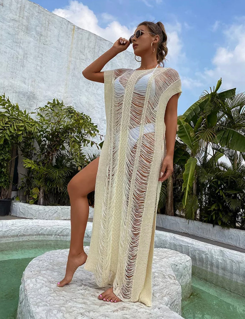 Tulum Knit Cover Up Dress
